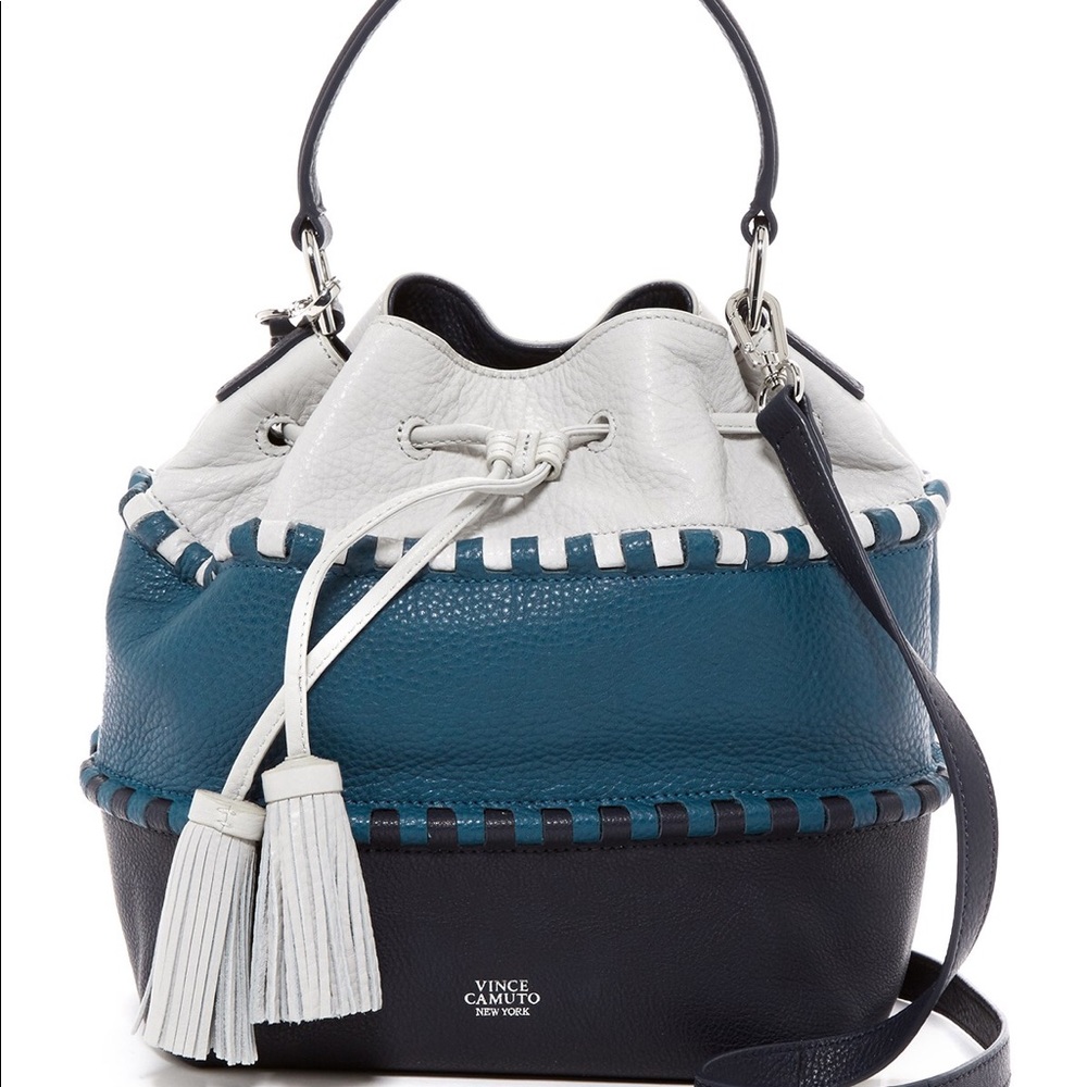 Vince Camuto Edena Leather Drawstring Satchel